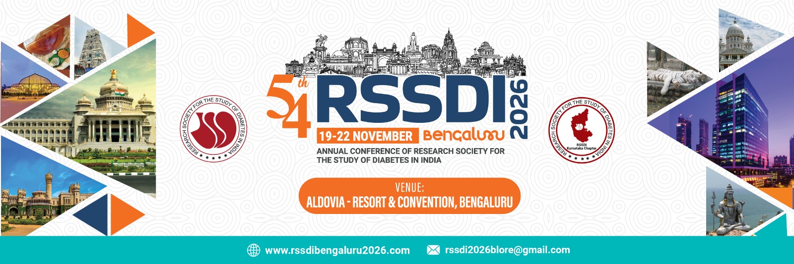 54th Annual Conference of RSSDI — 19–22 November 2026, Aldovia Resort & Convention, Bengaluru